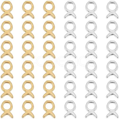 Easter Theme 160Pcs 2 Colors Tibetan Style Bead Frames TIBEB-CA0001-17-1