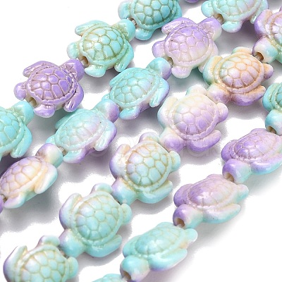 Synthetic Turquoise Beads Strands TURQ-F020-C04-1