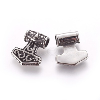 304 Stainless Steel Pendants X-STAS-P237-01AS-1