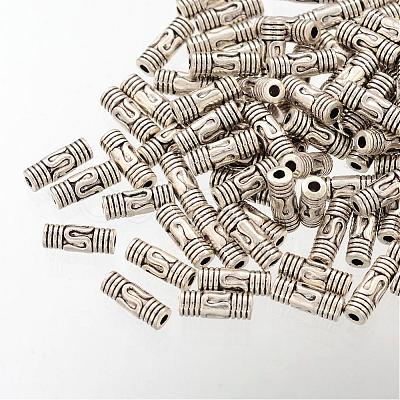 Column Tibetan Silver Tube Beads AB88-1