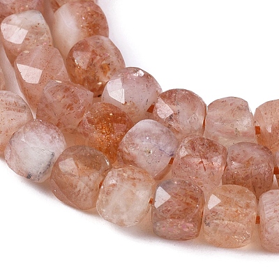 Natural Sunstone Beads Strands G-L537-016B-1