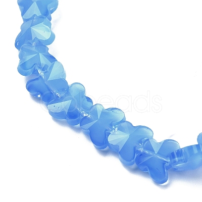 Imitation Jade Glass Beads Strands EGLA-L045-I-A01-1