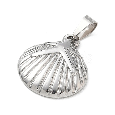 304 Stainless Steel Pendants STAS-B141-06P-1