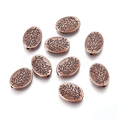 Tibetan Style Alloy Beads RLFH10181Y-NF-1