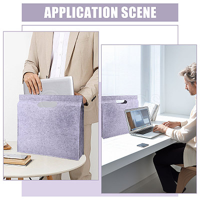 Rectangle Felt Purse Organizer Insert DIY-WH0899-816A-1