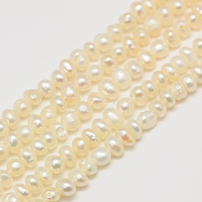 Grade AA Natural Cultured Freshwater Pearl Beads Strands PEAR-L003-C-03-01-1