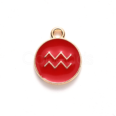 Alloy Enamel Pendants LS-ENAM-S124-01B-07J-1