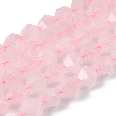 Natural Rose Quartz Beads Strands G-Z119-A41-03-1