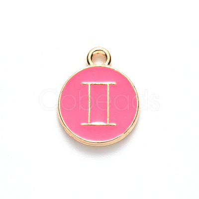Alloy Enamel Pendants ENAM-S124-01B-03I-1