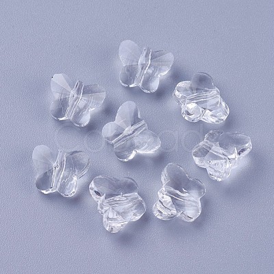 Transparent Glass Beads GLAA-P037-02A-28-1