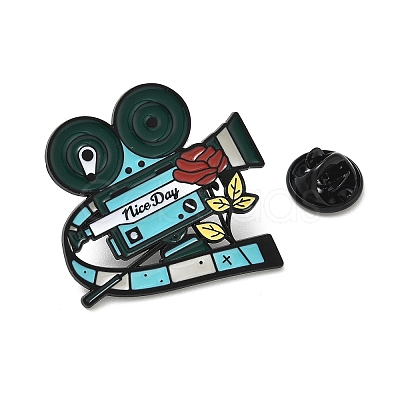 Cinecamera Enamel Pins JEWB-D308-02D-EB-1