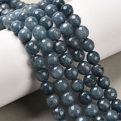 Natural Malaysia Jade Bead Strands G-A147-8mm-A01-1