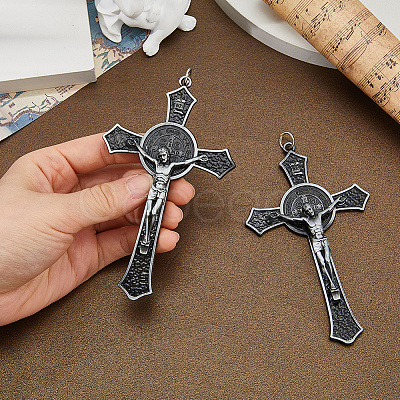 Tibetan Style Zinc Alloy Big Pendants FIND-WH0367-706AS-1