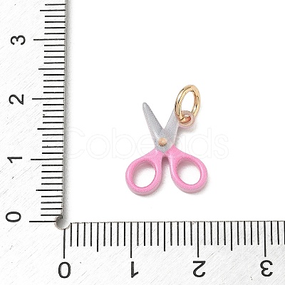 Spray Painted Brass Charms KK-CBAEB58-07E-1