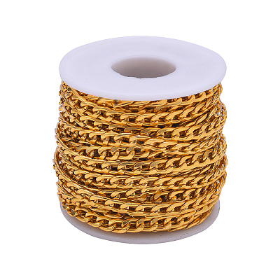 Aluminum Twisted Chains Curb Chains CHA-CJ0001-01G-1
