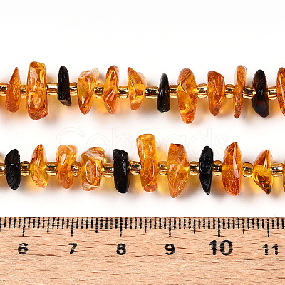 Natural Amber Beads Strands G-T138-237-1