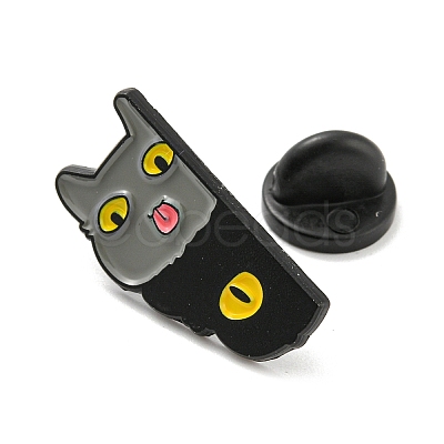 Cartoon Cat Enamel Pins JEWB-K016-10E-EB-1