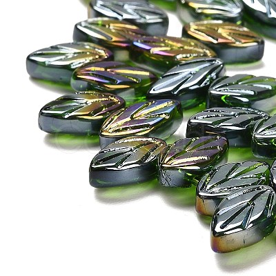 Electroplate Glass Beads Strands EGLA-B004-02A-AB04-1