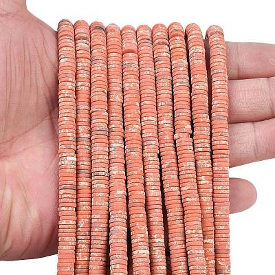 Dyed Synthetic Imperial Jasper Beads Strands G-A272-C06-03-1