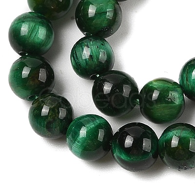 Grade AB Natural Tiger Eye Beads Strands X-G-B133-A02-6MM-02-1