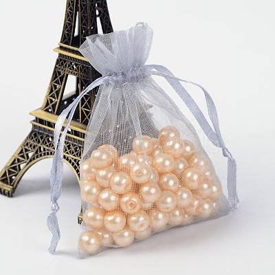 Organza Gift Bags with Drawstring LS-OP-R016-7x9cm-05-1