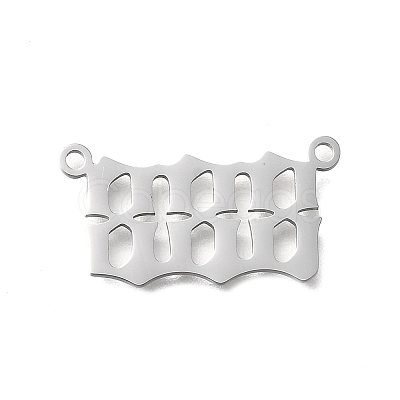 304 Stainless Steel Pendants STAS-D382-04H-P-1