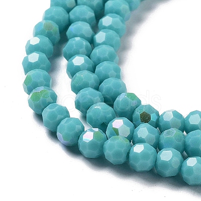 Opaque Glass Beads Strands EGLA-A035-P4mm-L12-1