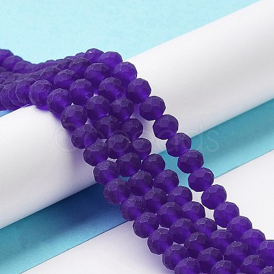 Transparent Glass Beads Strands X-EGLA-A034-T6mm-MD06-1