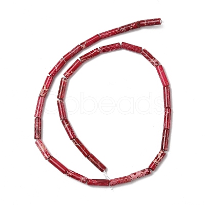Dyed Natural Imperial Jasper Beads Strands G-H087-H01-01D-1