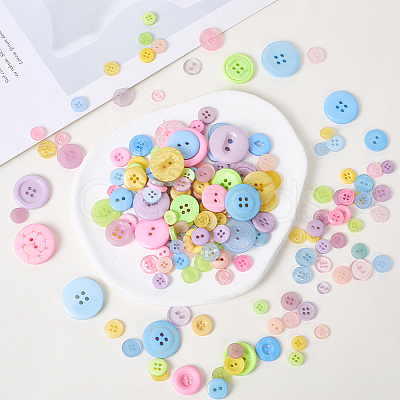 Resin Buttons BUTT-WH20002-07I-1