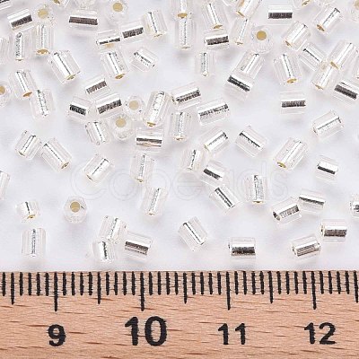 8/0 Glass Bugle Beads SEED-S032-07A-21-1