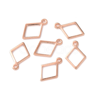 304 Stainless Steel Charms STAS-P227-24RG-1