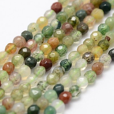 Natural Indian Agate Beads Strands G-K183-03-1