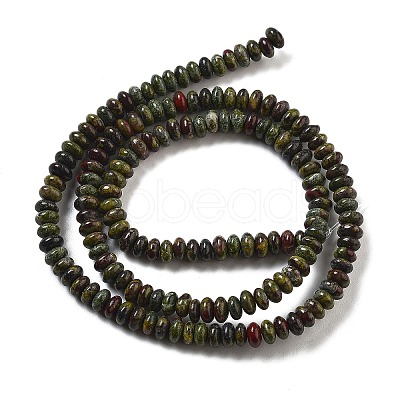 Natural Dragon Blood Beads Strands G-K343-C22-01-1