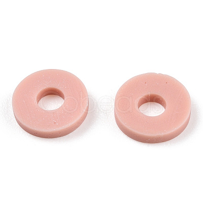 Handmade Polymer Clay Bead Strands CLAY-S094-6mm-A01-1