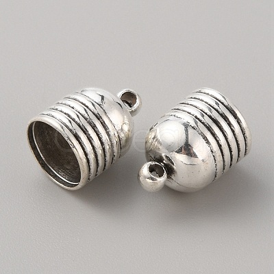 Alloy Cord Ends FIND-WH0152-119AS-1