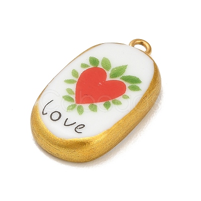 Printed Porcelain Pendants STAS-C183-03B-02-1