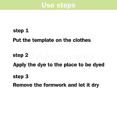 2Pcs 2 Style Acrylic Tie-Dye Template DIY-CP0008-78F-1
