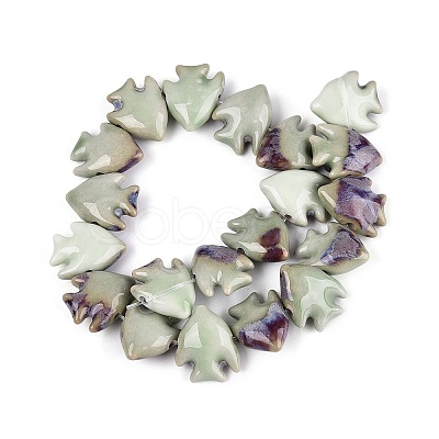 Handmade Porcelain Beads PORC-Q008-14B-1