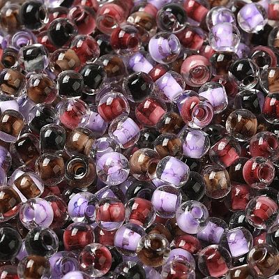 Transparent Glass Round Seed Beads SEED-B001-05A-18-1