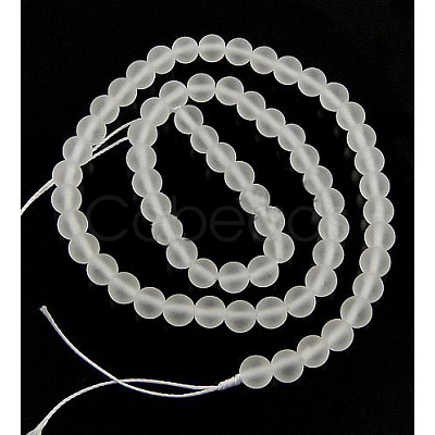 Quartz Crystal Beads Strands G497-4mm-1
