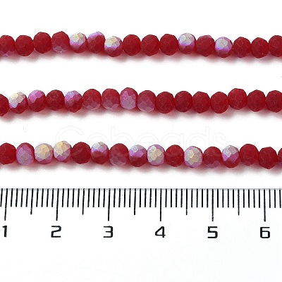 Transparent Glass Beads Strands EGLA-A034-T4mm-MB07-1