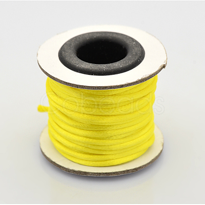 Nylon Satin Rattail Cords NWIR-O001-A-14-1