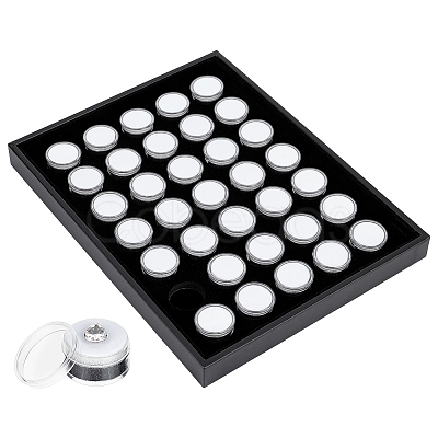 Acrylic Diamnond Gemstone Display Boxes CON-WH0089-170B-1
