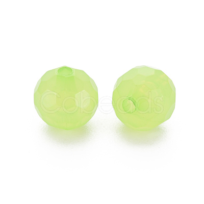 Transparent Acrylic Beads TACR-S154-62E-06-1