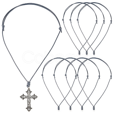 30Pcs Eco-Friendly Korean Waxed Polyester Braided Adjustable Necklace Makings NJEW-TAC0023-05-1