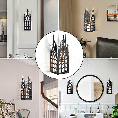 Iron Candle Holders AJEW-WH0481-766-1