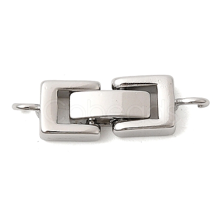 Brass Fold Over Clasps KK-Z150-20P-02-1