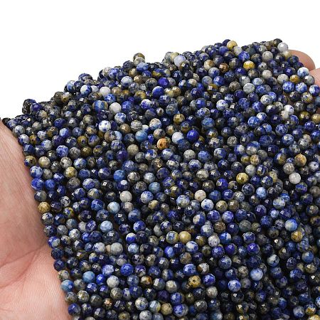 Natural Lapis Lazuli Beads Strands G-RM2025-A41-4mm-A-1