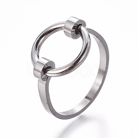 304 Stainless Steel Finger Rings RJEW-E158-08P-18mm-1